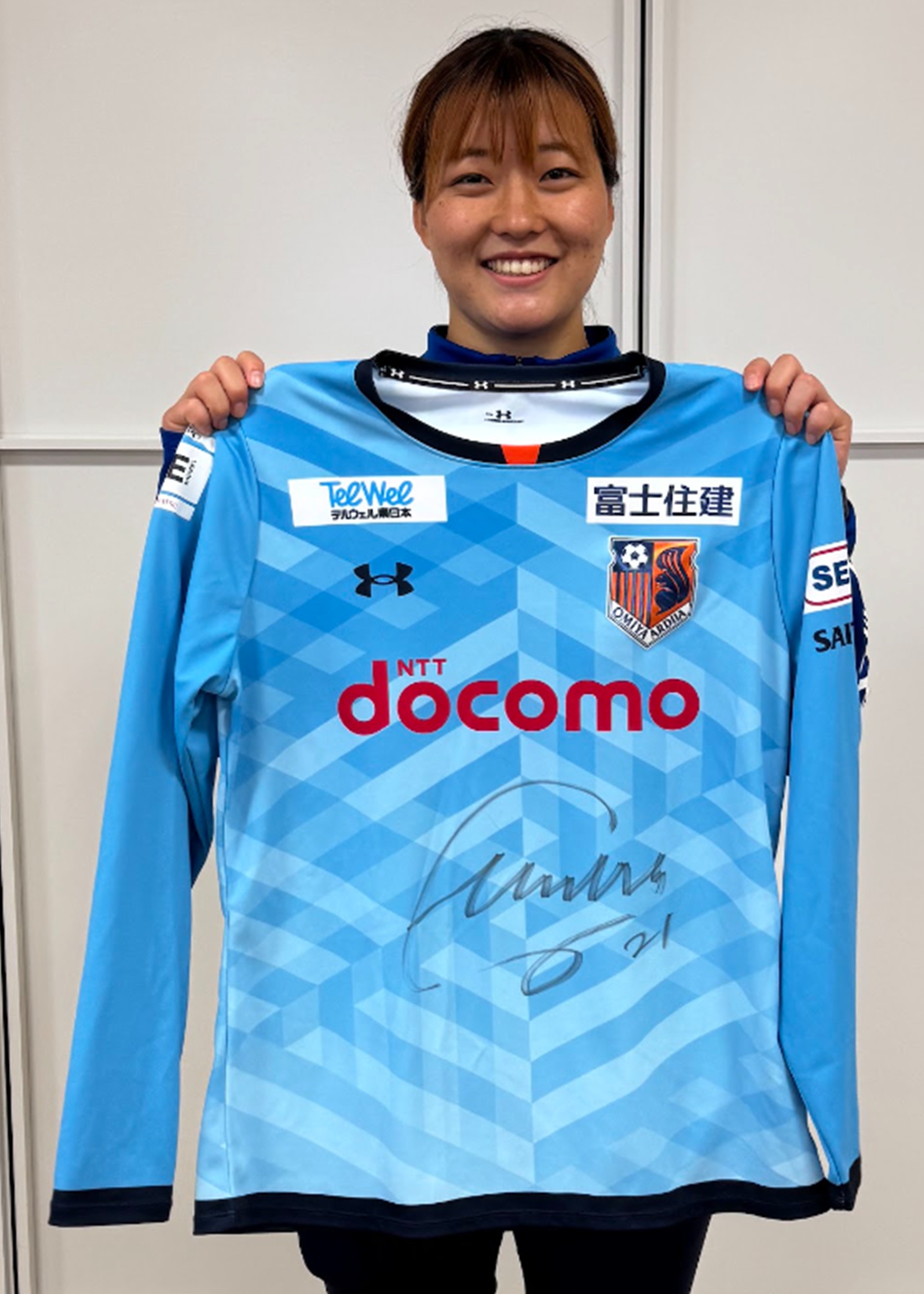 大宮アルディージャVENTUS全選手サイン入りタオルマフラー 鮫島彩 直筆サイン入り タオルマフラー 大宮アルディージャ
