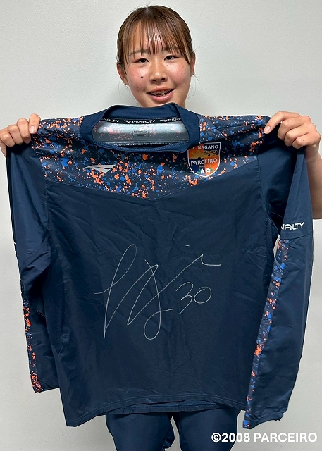 AC長野パルセイロ　長袖プラクティスシャツ M 支給品 スポンサー入り HATTRICK（ハットトリック）-挑戦者の想いをファンへ届ける公式