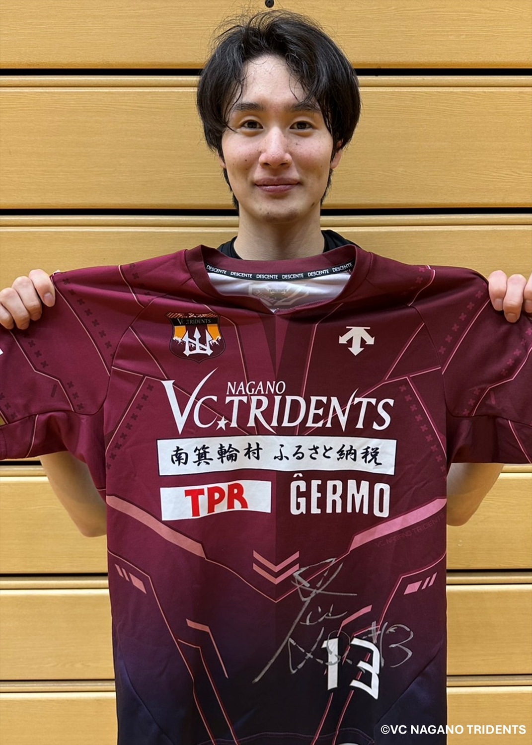 VC長野 飯田孝雅 レプリカユニフォーム VC長野トライデンツ 24-25シーズン レプリカユニフォーム 飯田孝雅選手