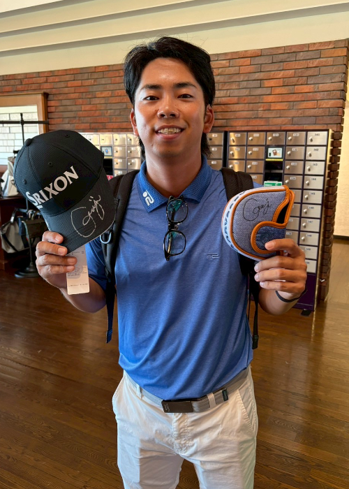 石川遼ヘッドカバー 女子プロサイン入り プレゼント】石川遼、竹田麗央