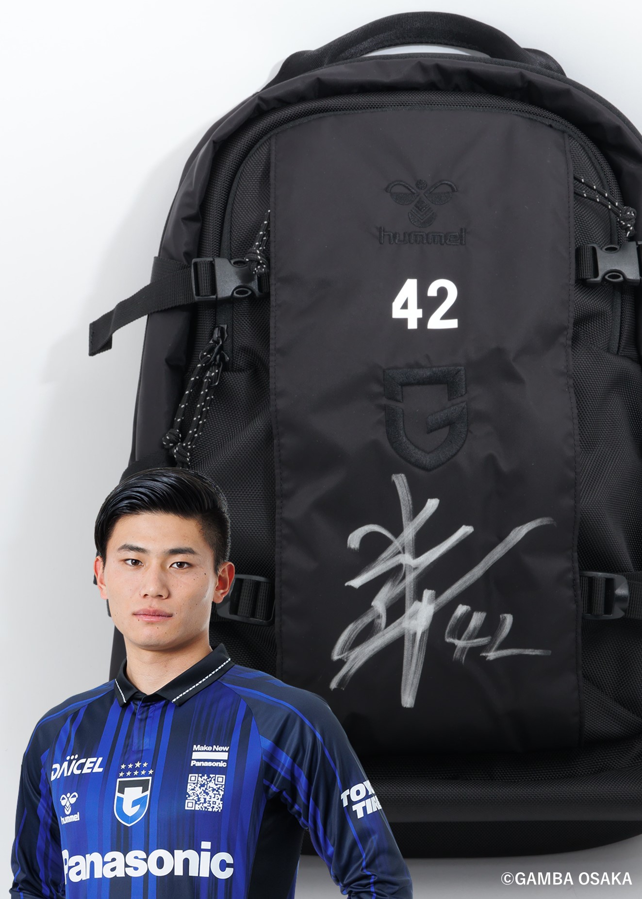 【最終価格】ガンバ大阪 選手モデルリュックサック HATTRICK(ハットトリック)-選手の想いをファンへ届ける公式