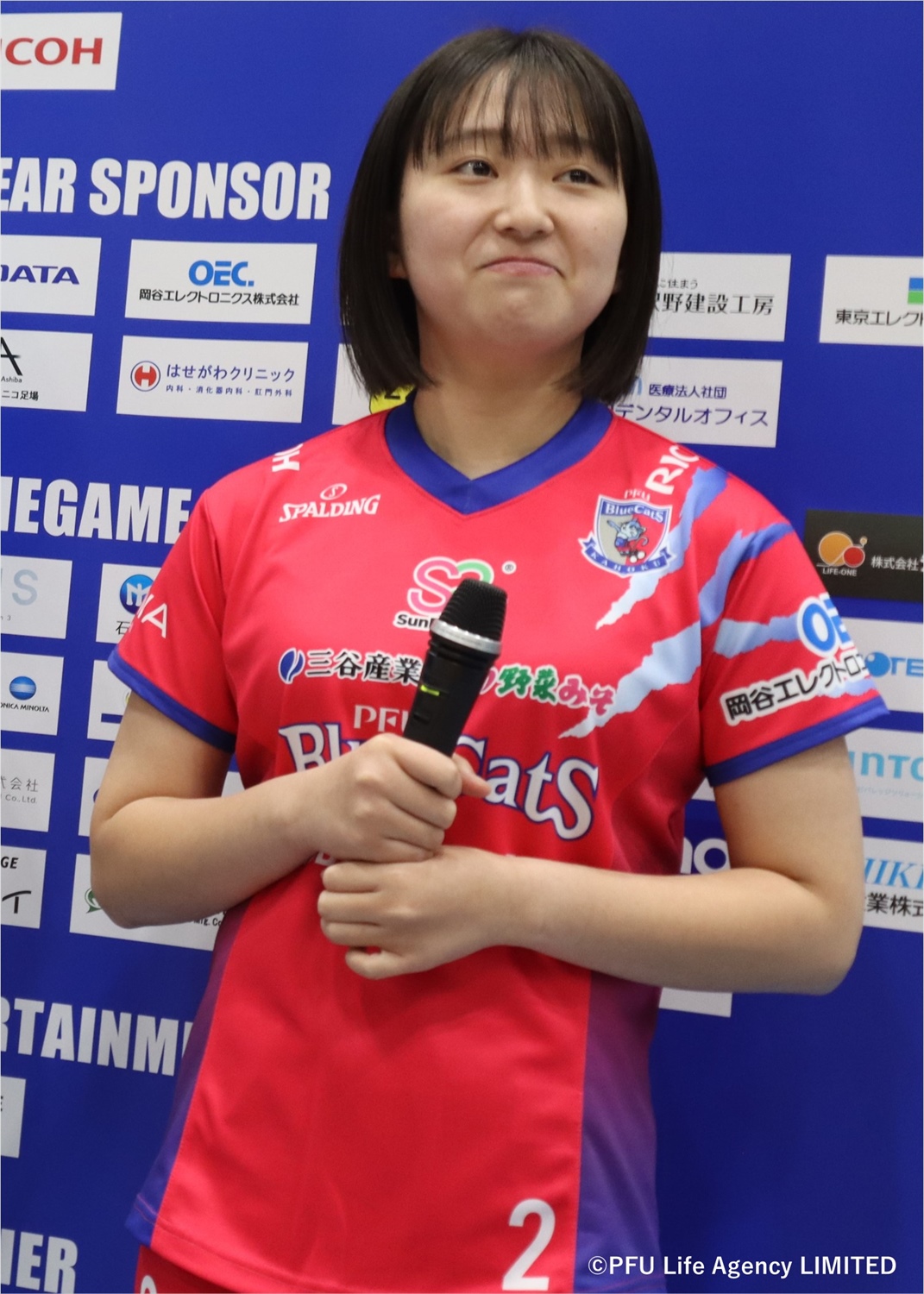 PFU BlueCats  細沼綾　サイン入り　ユニフォーム　　サイズ:4XL PFU BlueCats 細沼綾 サイン入り ユニフォーム サイズ:4XL