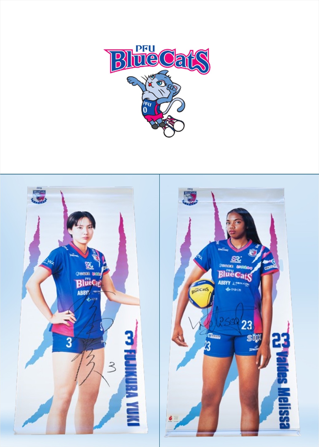 PFU BlueCats  細沼綾　サイン入り　ユニフォーム　　サイズ:4XL HATTRICK（ハットトリック）-選手の想いをファンへ届ける公式