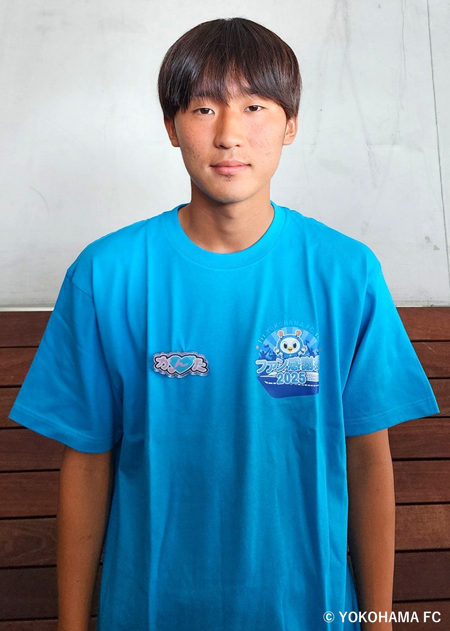 横浜FC⭐︎サイン入りTシャツ 横浜FC ユニフォーム ゲームシャツ サイン入り サッカー L