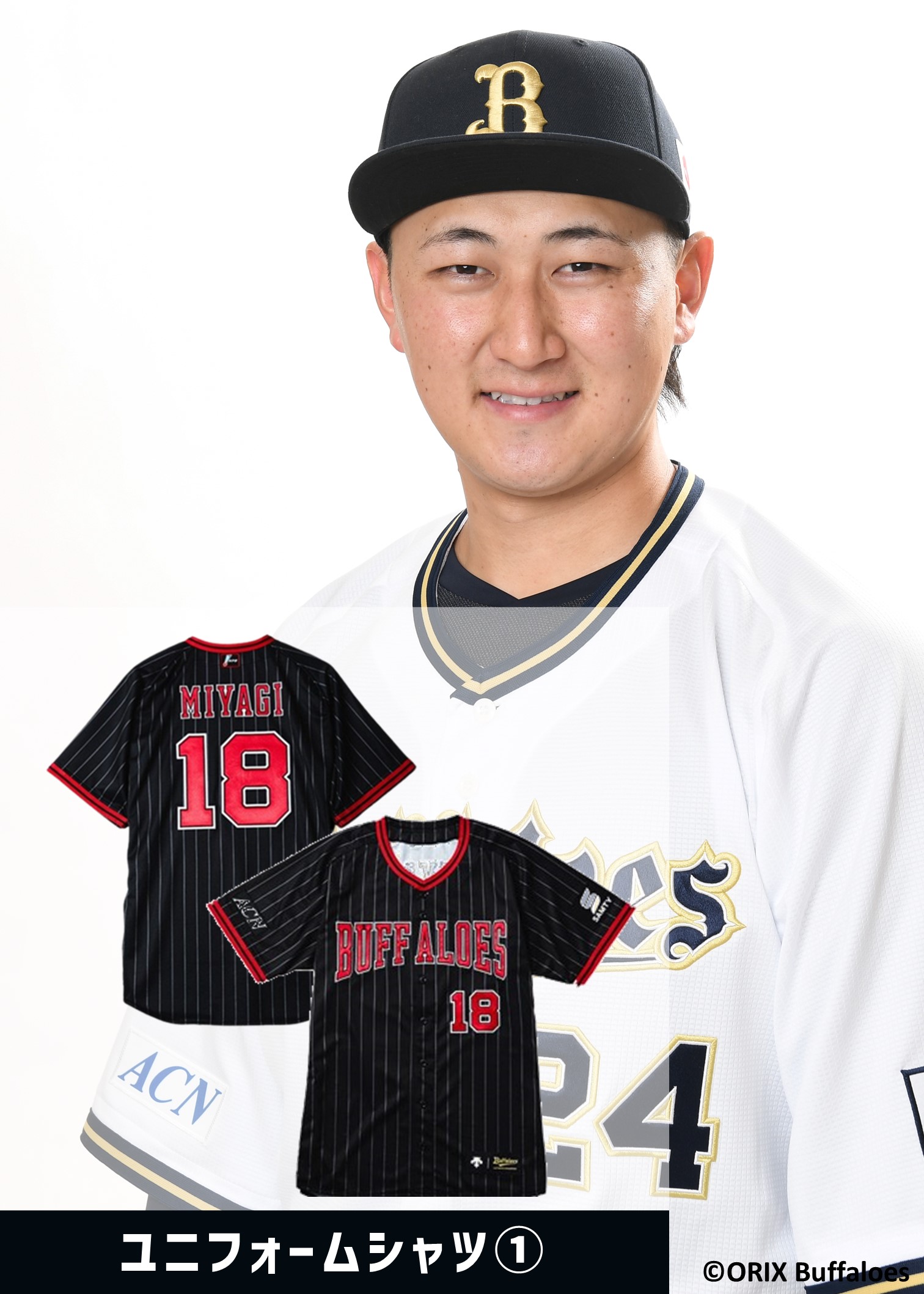 新品未使用 オリックス 25年 夏の陣 ユニフォーム 24 紅林 Lサイズ オリックス バファローズ 夏の陣 2025 ユニフォーム と応援
