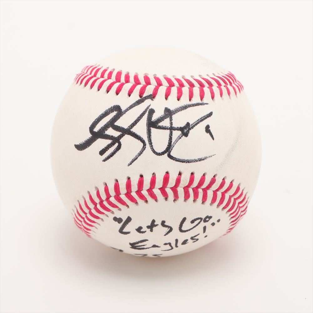 楽天イーグルス　ルーク・ボイト　試合前　投げ込み　直筆サインボール　非売品 楽天イーグルス ルーク・ボイト 試合前 投げ込み 直筆サインボール