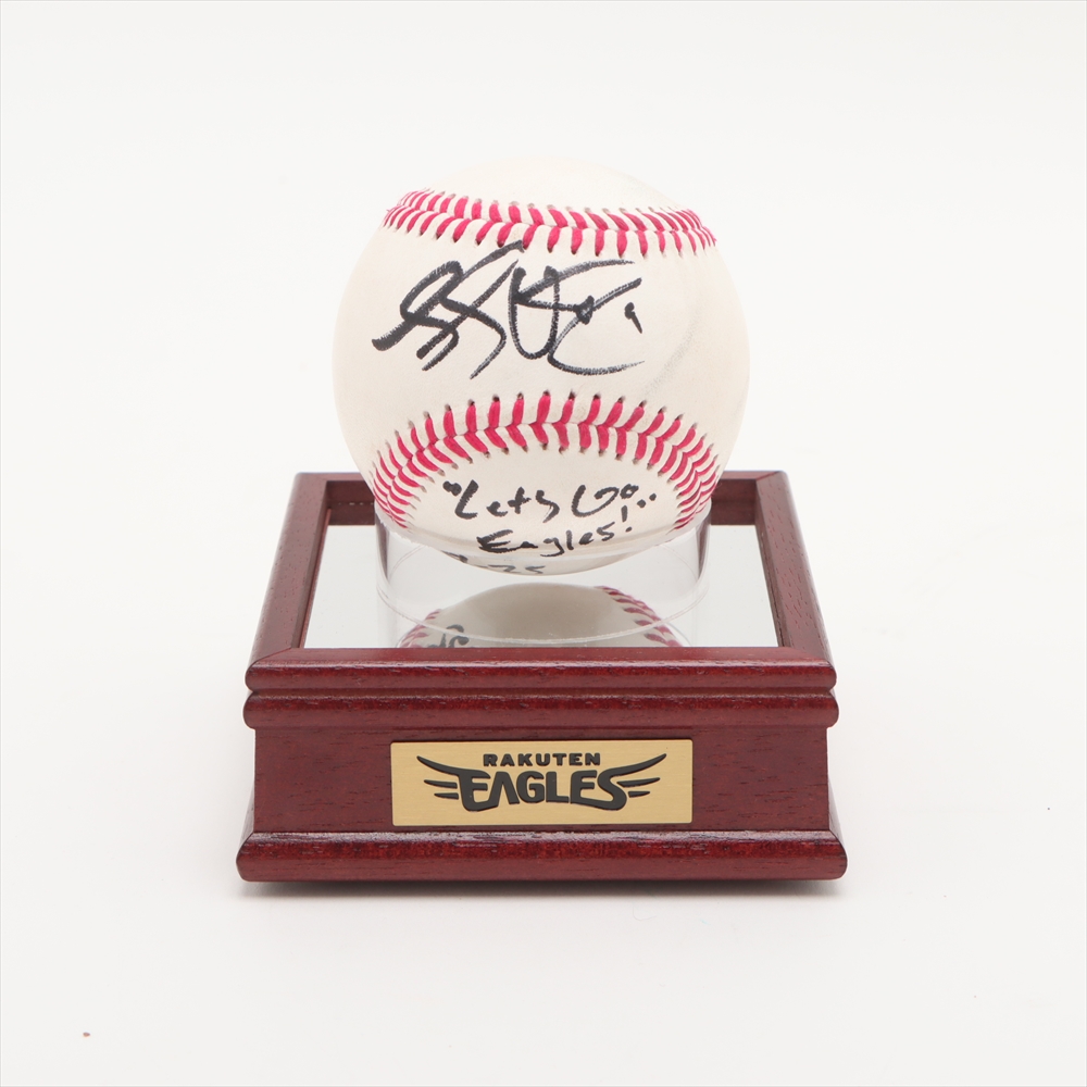 楽天イーグルス　ルーク・ボイト　試合前　投げ込み　直筆サインボール　非売品 楽天イーグルス ルーク・ボイト 試合前 投げ込み 直筆サイン