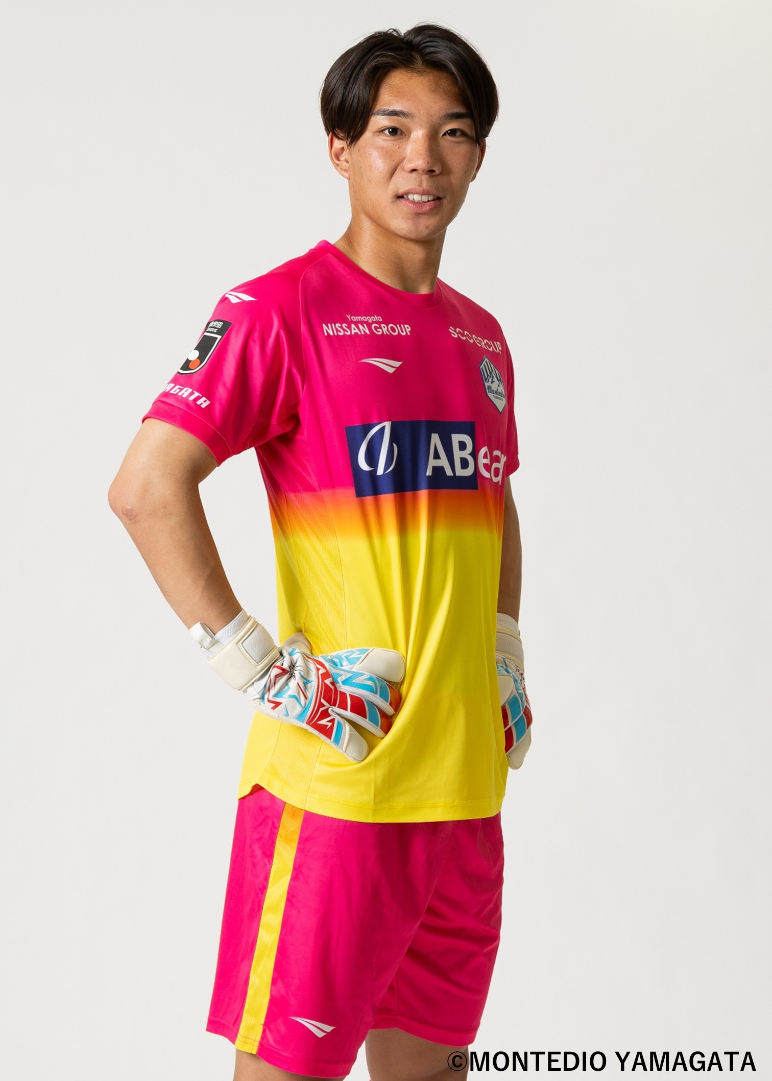 【未使用】モンテディオ山形　川井歩　ユニフォーム　M　ナツユニ　ペナルティ　レア 未使用】モンテディオ山形 川井歩 ユニフォーム M ナツユニ