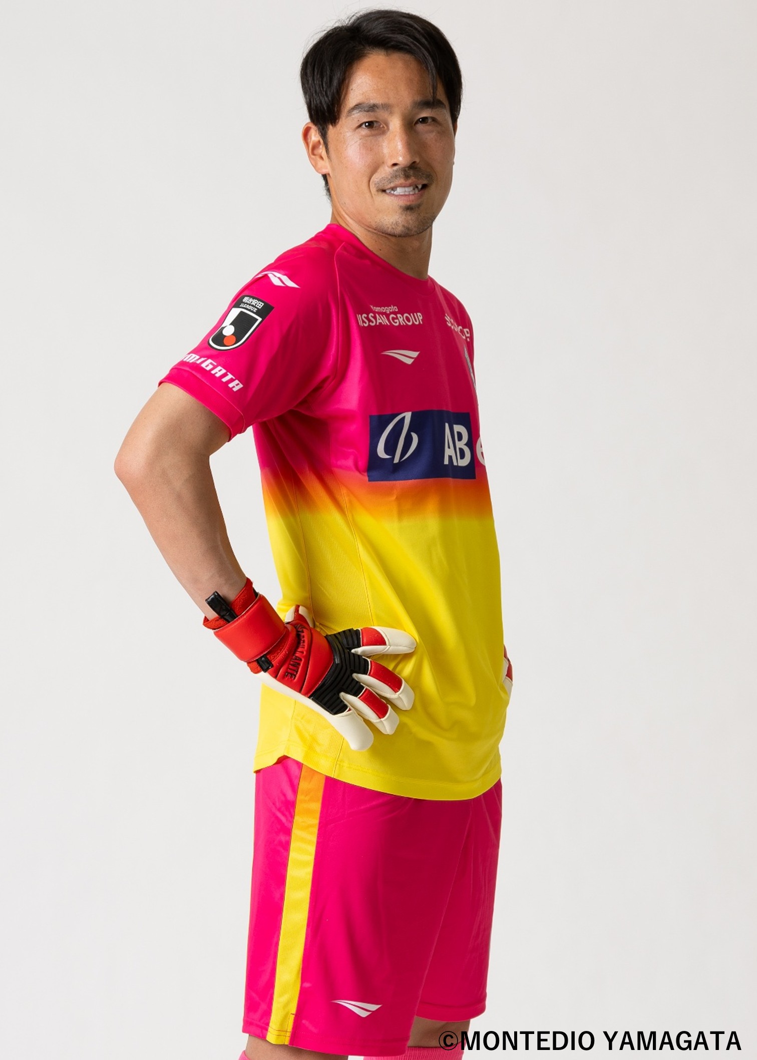 【未使用】モンテディオ山形　川井歩　ユニフォーム　M　ナツユニ　ペナルティ　レア 未使用】モンテディオ山形 川井歩 ユニフォーム M ナツユニ