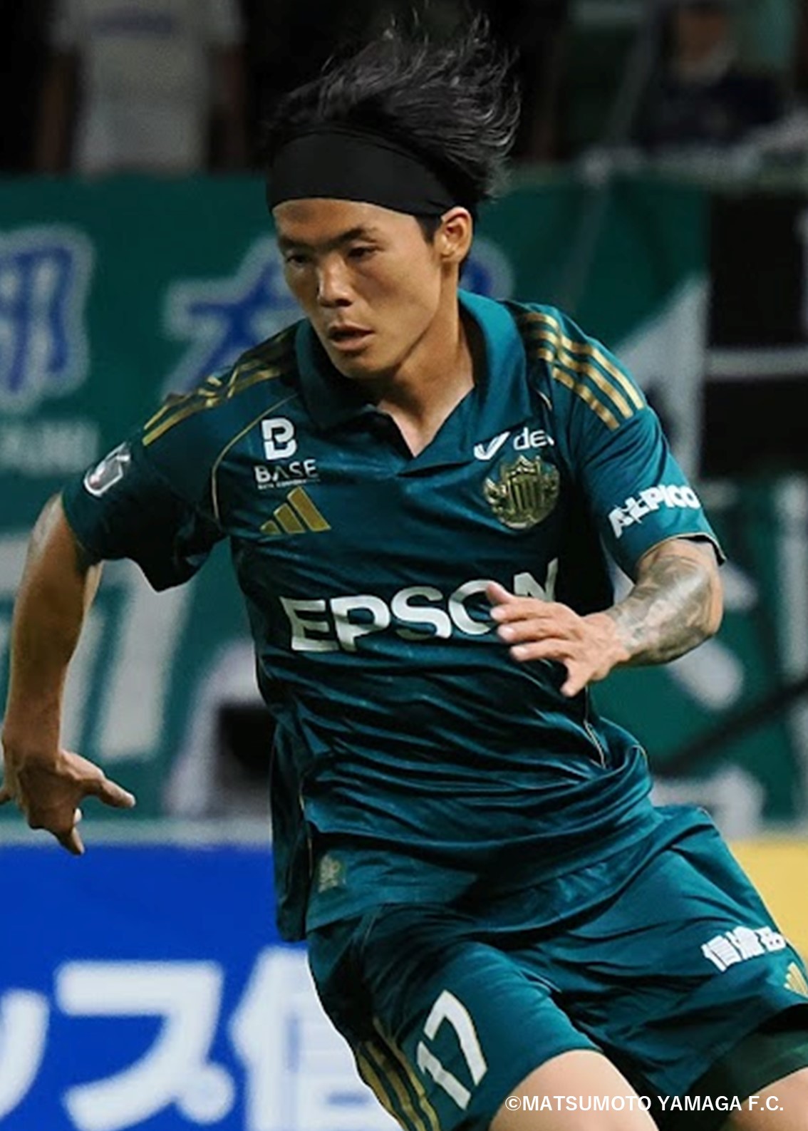 松本山雅FC 菊井悠介実着用 ユニフォーム サイン入り HATTRICK（ハット