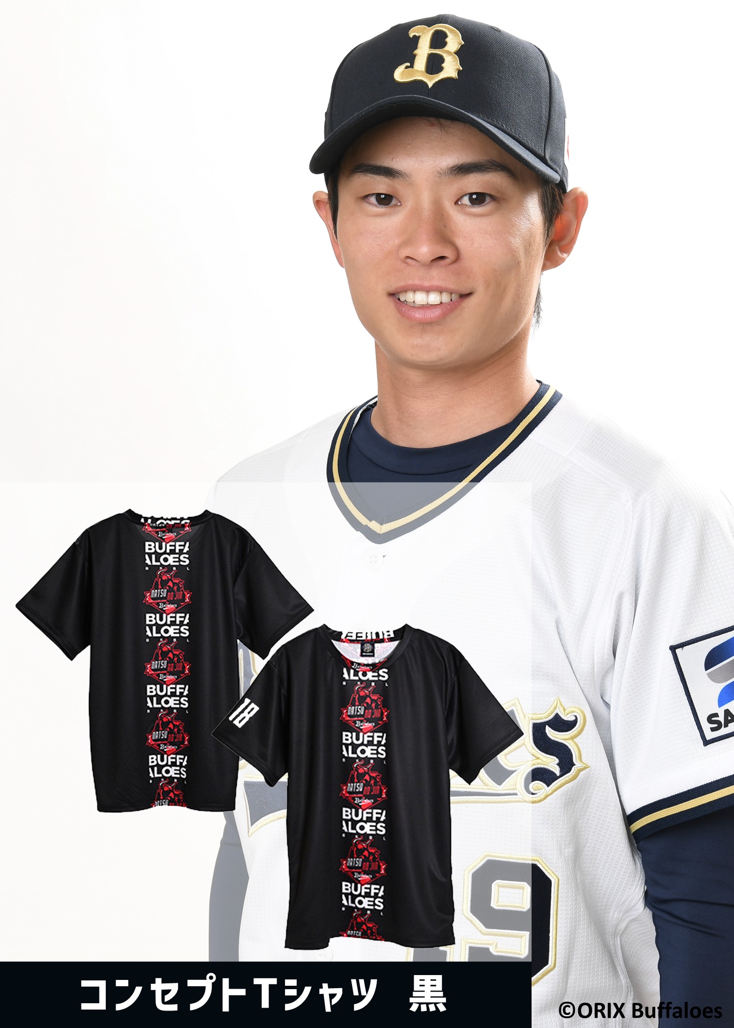 オリックス　2017 大阪夏の陣　山岡泰輔　直筆サイン　フォト② オリックス 2017 大阪夏の陣 山岡泰輔 直筆サイン フォト②