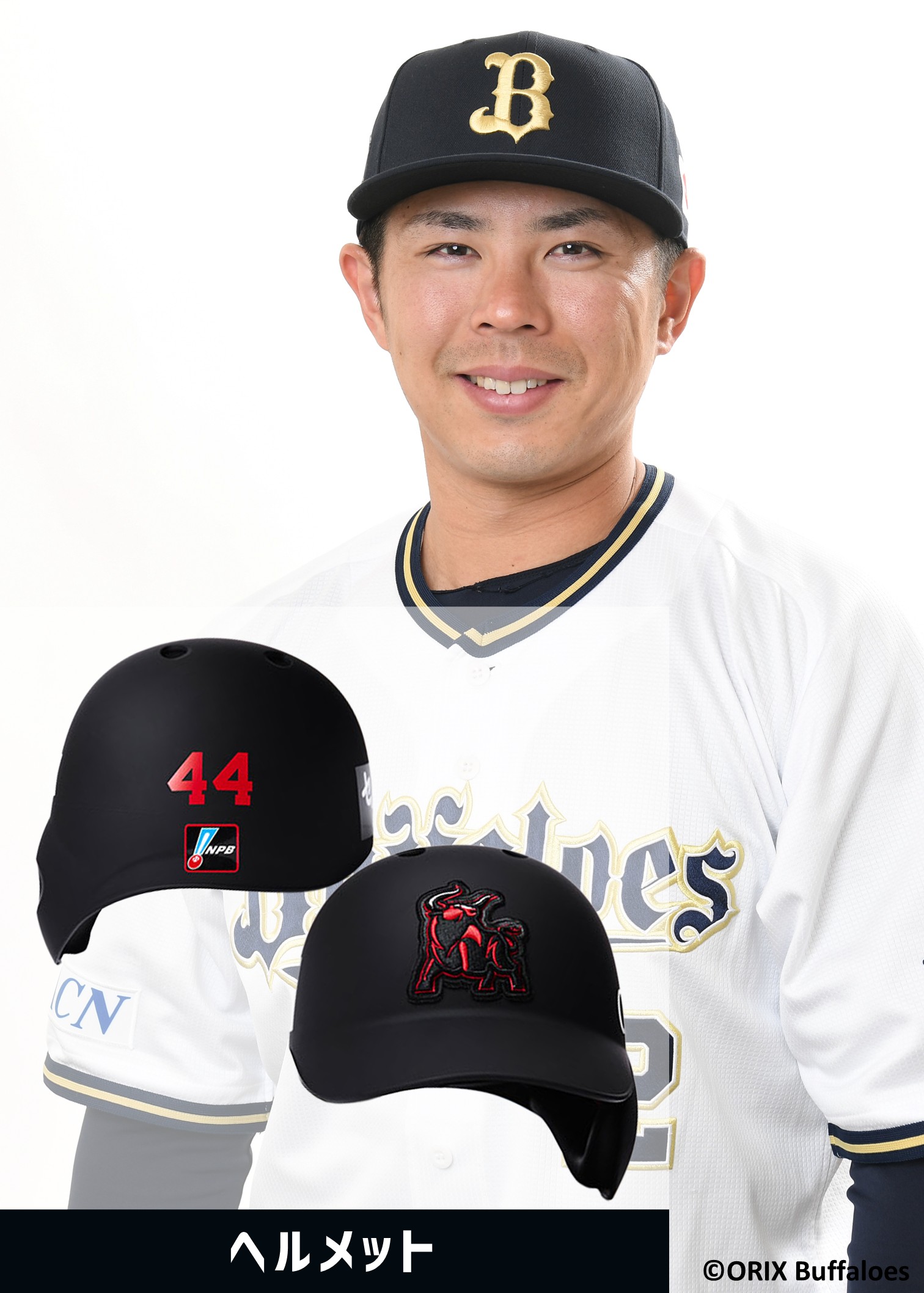 オリックス西野選手　実使用　サイン入りヘルメット オリックス西野選手 実使用 サイン入りヘルメット オリックス西野選手