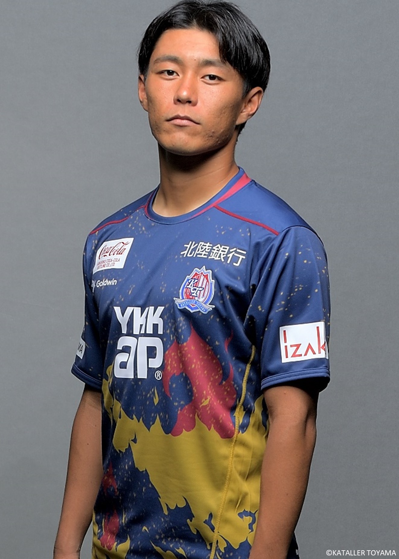 非売品　GOLDWIN カターレ富山　選手支給品　　ウォームアップジャージ　青 非売品 GOLDWIN カターレ富山 選手支給品 ウォームアップジャージ 青