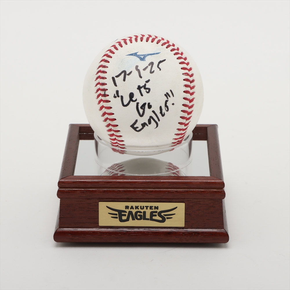 楽天イーグルス　ルーク・ボイト　試合前　投げ込み　直筆サインボール　非売品 楽天イーグルス ルーク・ボイト 試合前 投げ込み 直筆サイン