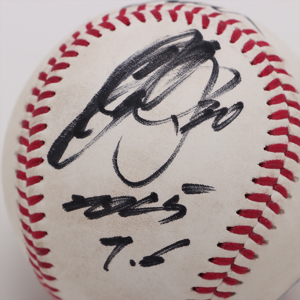 オリックス・バファローズ 九里亜蓮 直筆サインボール ロゴボール 九