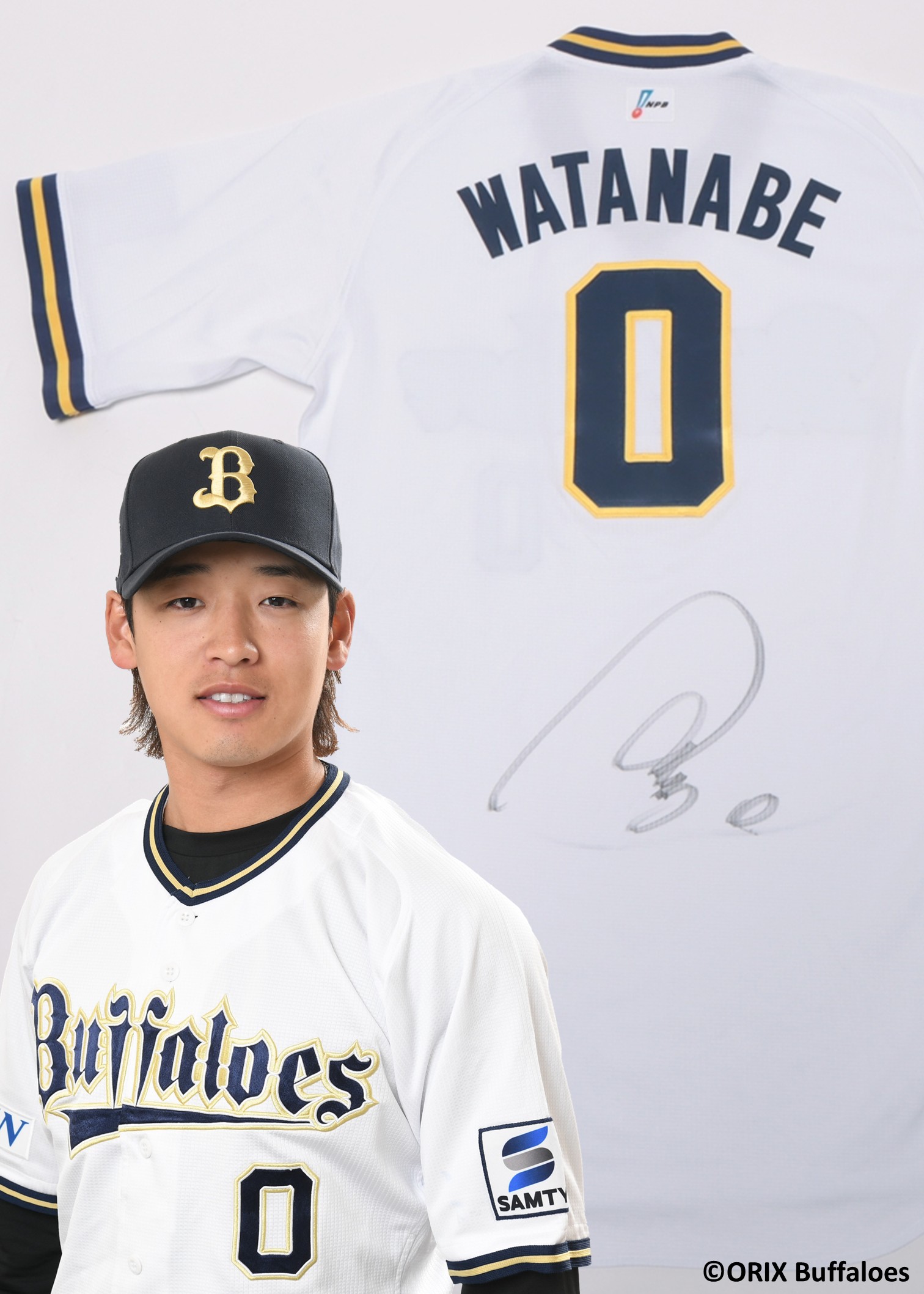 オリックス マチャド BlueWave復刻記念試合用直筆サイン入ユニフォーム⬜︎⭐︎ HATTRICK（ハットトリック）-挑戦者の想いをファンへ届ける公式