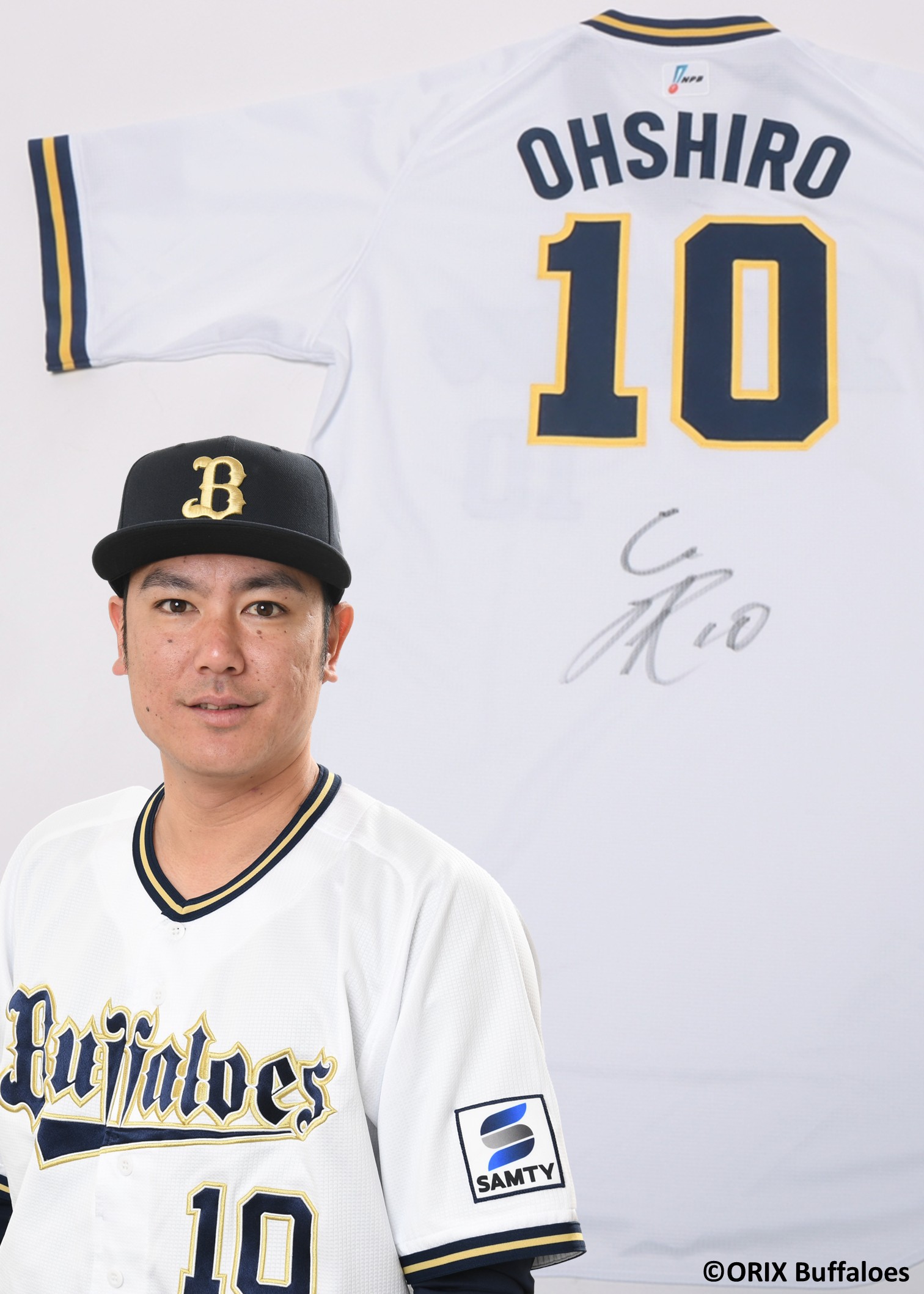 オリックスバファローズ　大城滉二選手BlueWave復刻ユニフォームLサイズ⭐︎⬜︎ HATTRICK（ハットトリック）-挑戦者の想いをファンへ届ける公式