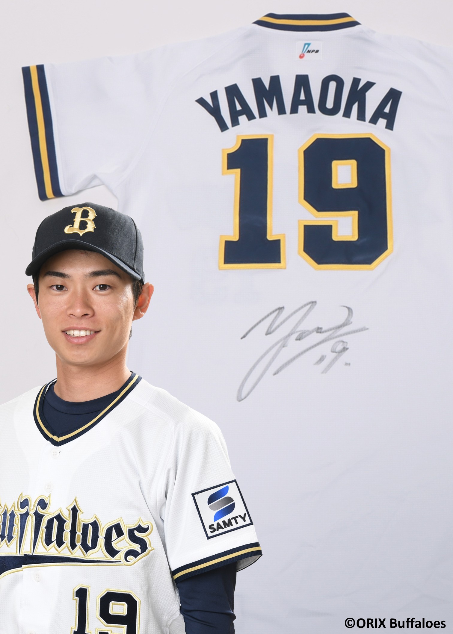 オリックス 宮城大弥選手 BlueWave復刻メッシュユニフォーム Lサイズ