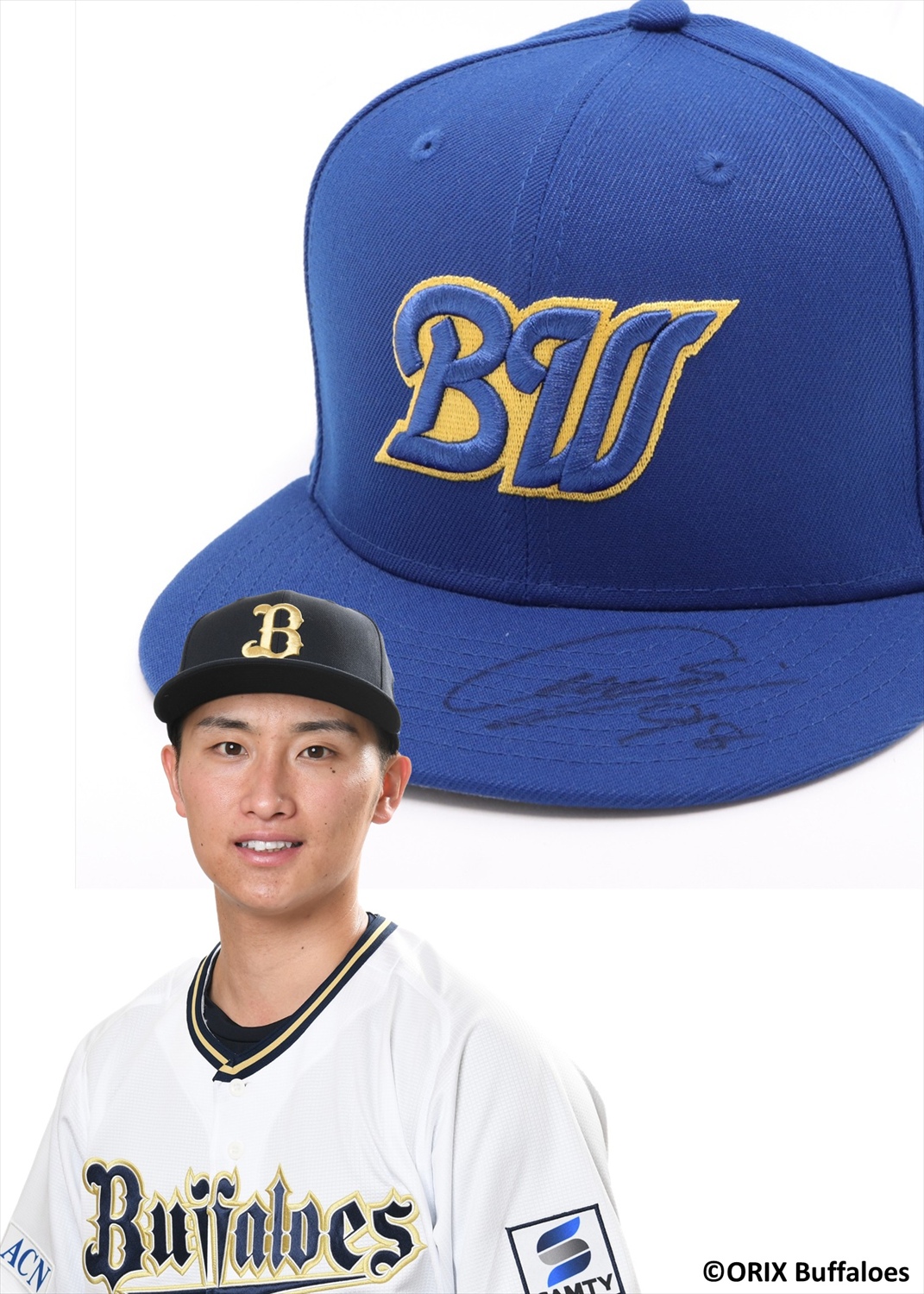 オリックス マチャド BlueWave復刻記念試合用直筆サイン入ユニフォーム⭐︎ HATTRICK（ハットトリック）-挑戦者の想いをファンへ届ける公式