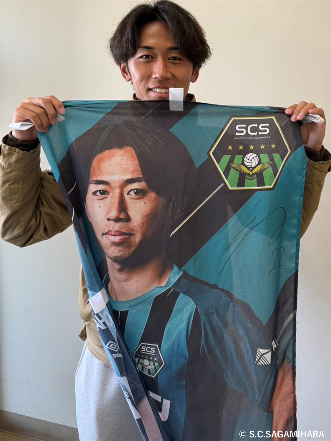 SC相模原　サイン入りアクリルスタンド HATTRICK（ハットトリック）-選手の想いをファンへ届ける公式