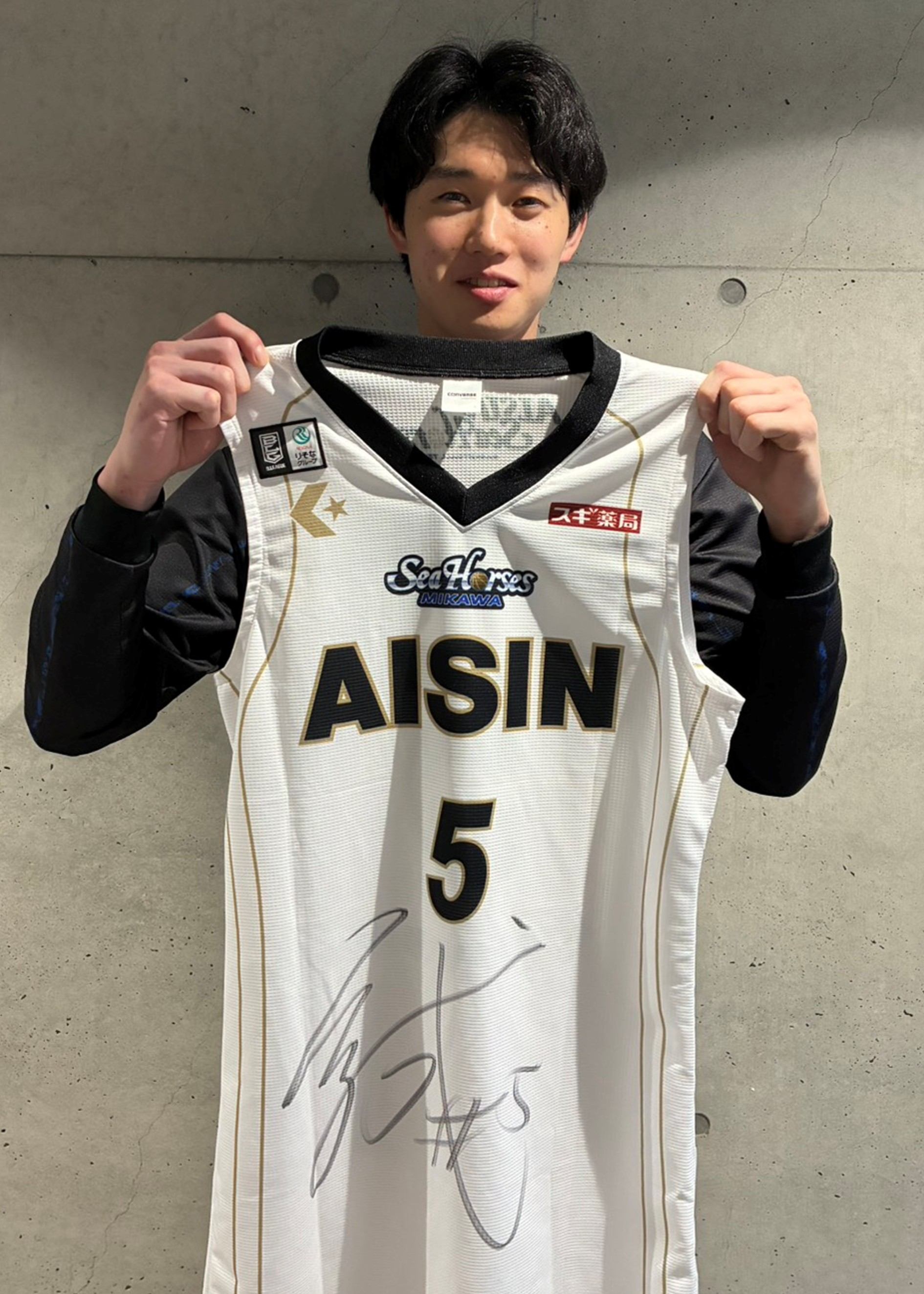 新品 Bリーグ 長野誠史 シーホース三河 直筆サイン オーセンティックユニホーム HATTRICK（ハットトリック）-挑戦者の想いをファンへ届ける公式