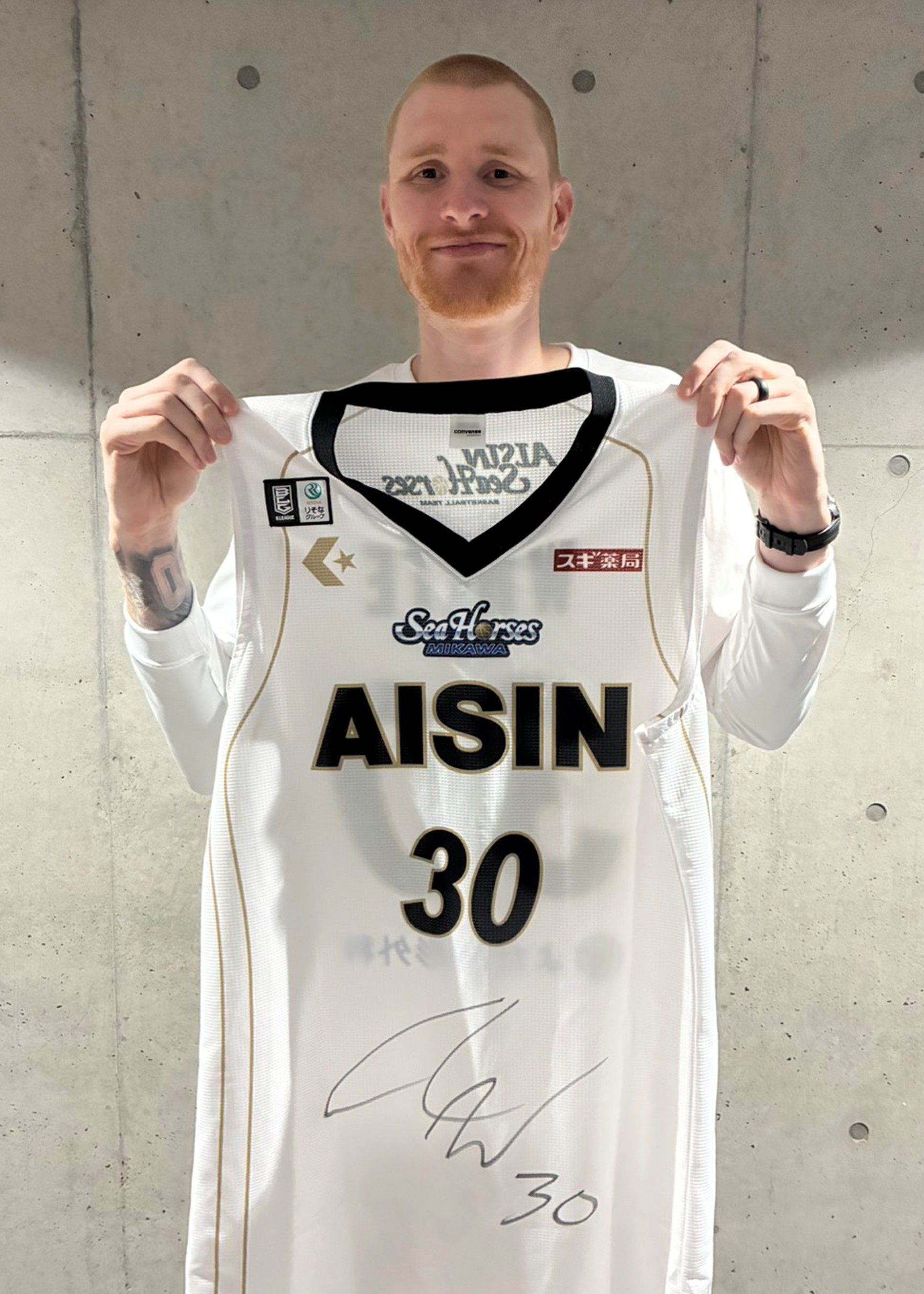 新品 Bリーグ シーホース三河 長野誠史 直筆サイン オーセンティックユニホーム 新品 Bリーグ 長野誠史 シーホース三河 直筆サイン オーセンティック