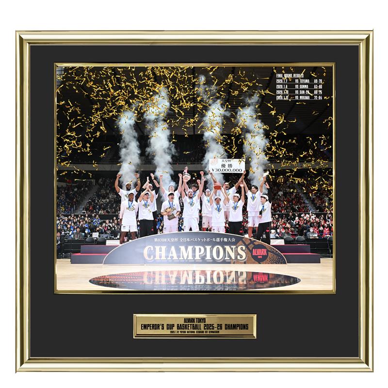 天皇杯優勝記念 フォトフレーム HATTRICK（ハットトリック）-挑戦者の想いをファンへ届ける公式