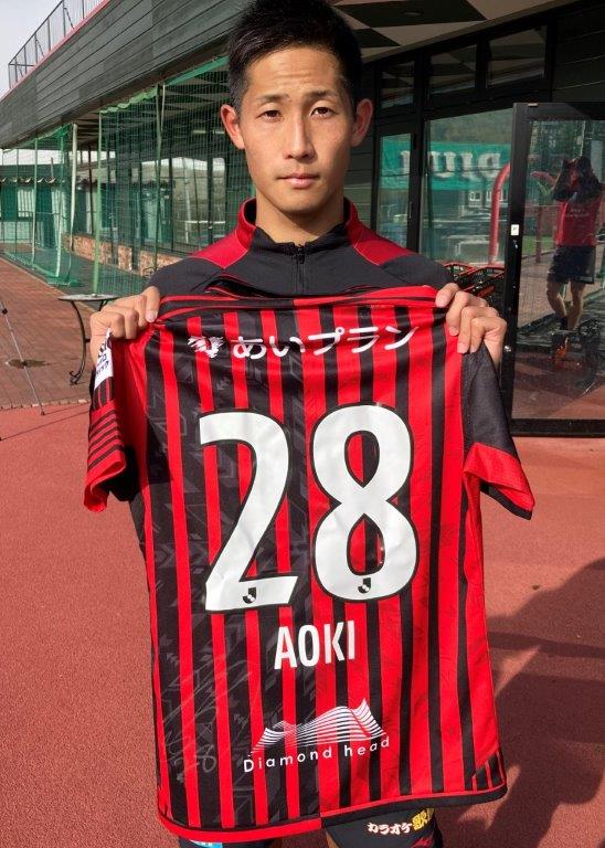 北海道コンサドーレ札幌 記念ユニフォーム 25周年 青木