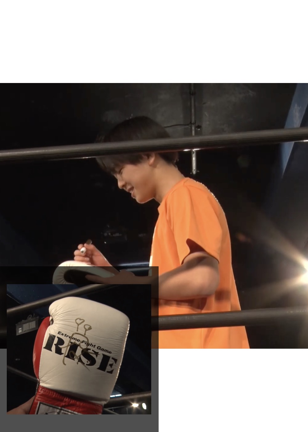 RISE 原口健飛　直筆サイン入りグローブ RISEスペシャルチャリティーオークションを開催中！ ｜RISE