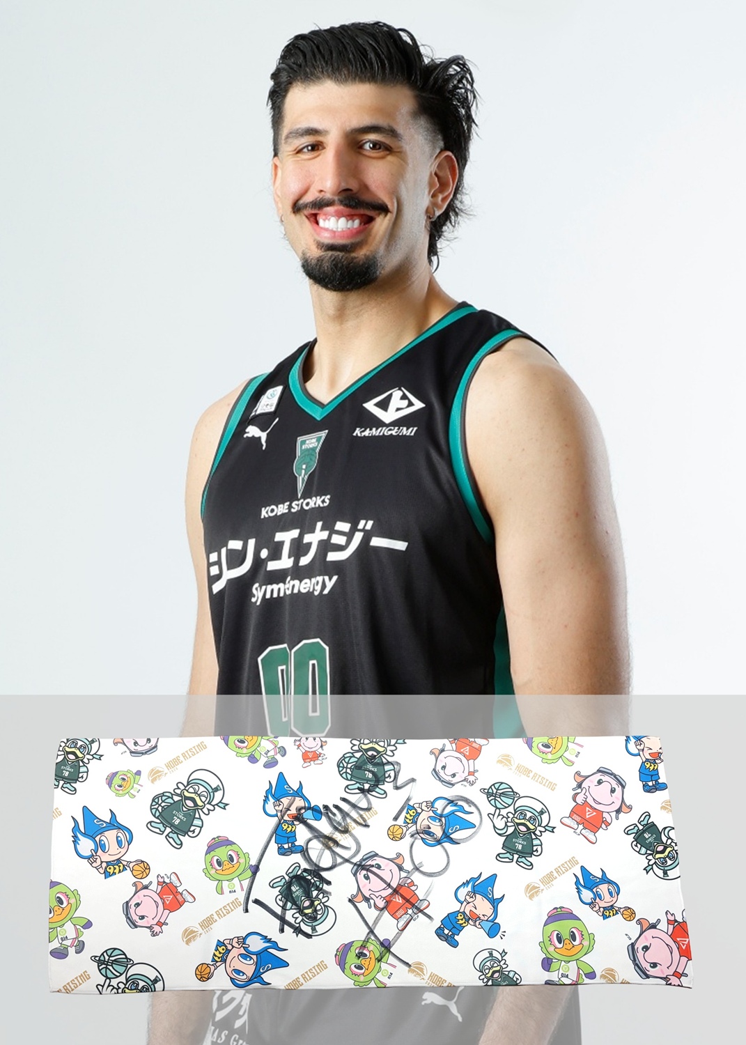 た*け様 神戸ストークス サイン色紙 寺園脩斗 ヨーリ・チャイルズ HATTRICK（ハットトリック）-挑戦者の想いをファンへ届ける公式
