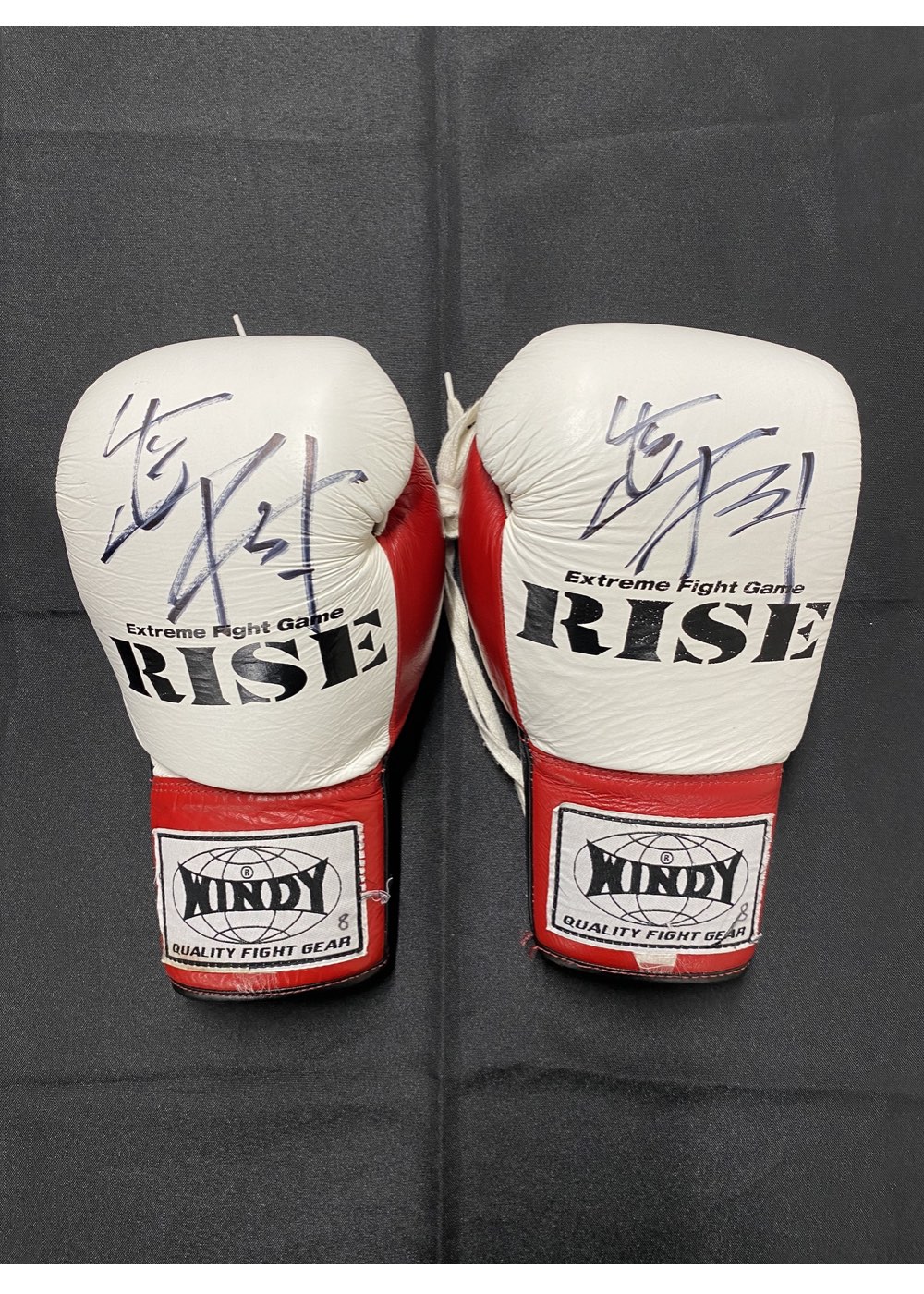 RISE 原口健飛直筆サイン入りグローブ