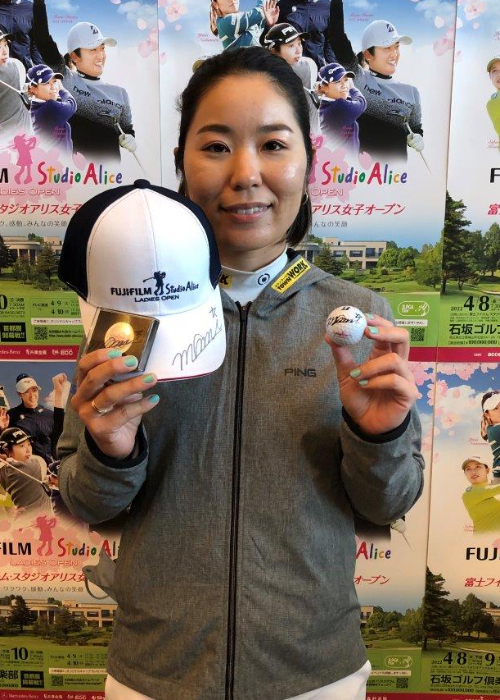 JLPGA 大里桃子 直筆サイン入り スタジオアリスレディスオープン大会記念キャップ 新品 JLPGA 大里桃子 直筆サイン入り スタジオアリスレディスオープン