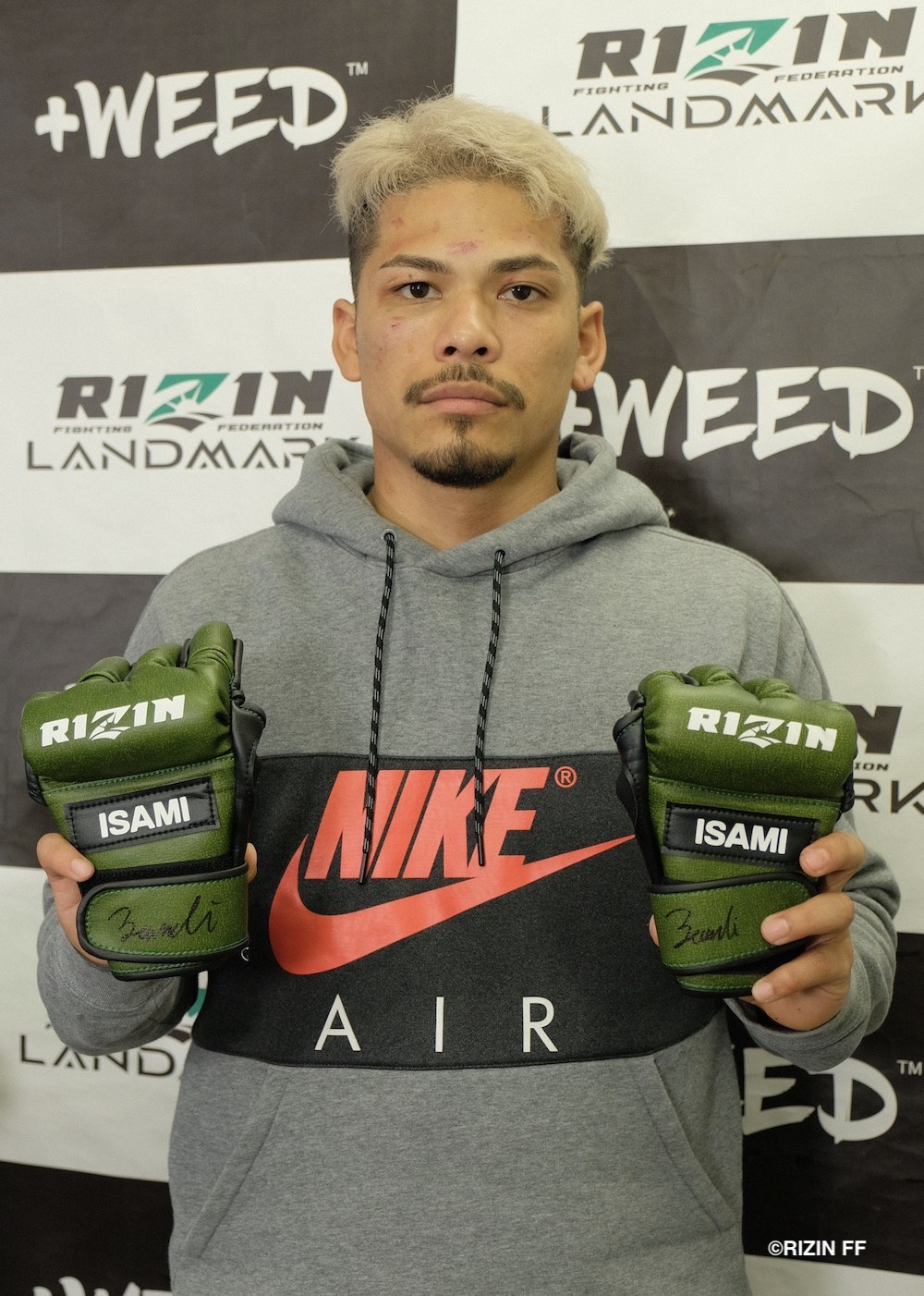 +WEED RIZIN LANDMARK vol.3 出場選手サイン入りポスター 0476ef19b0bad879fe19c36777b219