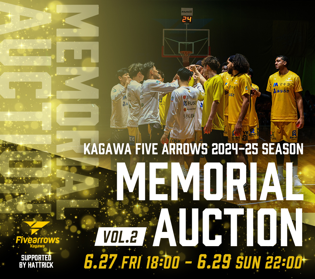KAGAWA FIVE ARROWS サイン入りTシャツ Mサイズ KAGAWA FIVE ARROWS サイン入りTシャツ Mサイズ 香川ファイブ